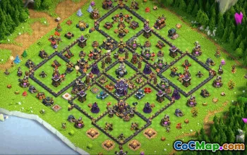 CoC Town Hall 15 Base Layouts & Map Links | Trophy & War Bases #33865
