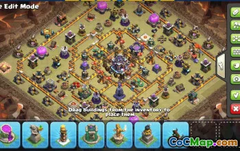CoC Town Hall 15 Base Layouts & Map Links | Trophy & War Defense #31152
