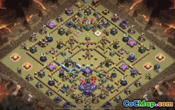 CoC Town Hall 15 Base Layouts & Map Links | Trophy & War Defense #31199