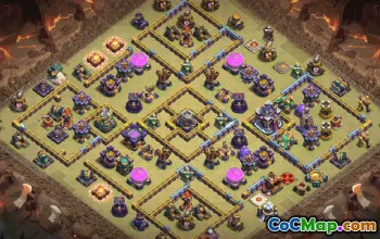 CoC Town Hall 15 Base Layouts & Map Links | Trophy & War Defense #33185