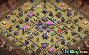 CoC Town Hall 15 Base Layouts & Map Links | Trophy & War Designs #33069
