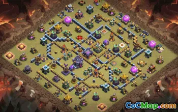 CoC Town Hall 15 Base Layouts & Map Links | Trophy & War Designs #33786