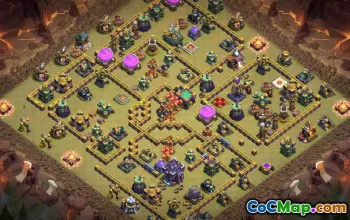 CoC Town Hall 15 Base Layouts & Map Links | War & Home Village #27231