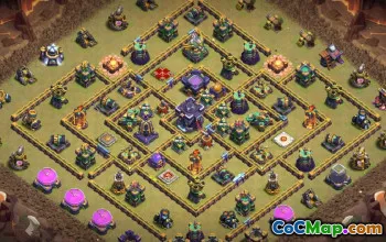 CoC Town Hall 15 Base Layouts & Map Links | War & Trophy Bases #27762