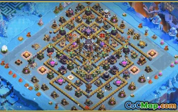 CoC Town Hall 15 Base Layouts & Map Links | War & Trophy Bases #30512