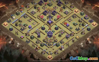 CoC Town Hall 15 Base Layouts & Map links | War & Trophy Bases #31475