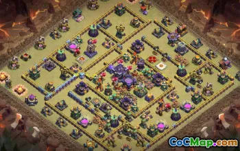 CoC Town Hall 15 Base Layouts & Map Links | War & Trophy Bases #32004