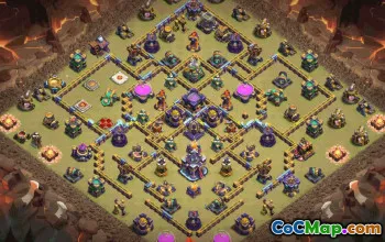 CoC Town Hall 15 Base Layouts & Map Links | War & Trophy Bases #32206