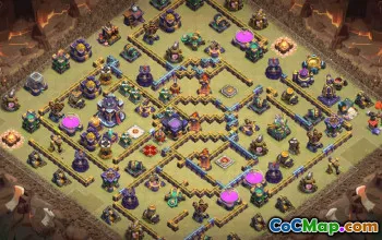 CoC Town Hall 15 Base Layouts & Map Links | War & Trophy Bases #32210