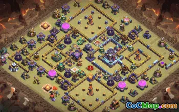 CoC Town Hall 15 Base Layouts & Map Links | War & Trophy Bases #33113