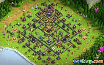 CoC Town Hall 15 Base Layouts & Map Links | War & Trophy Bases #33267