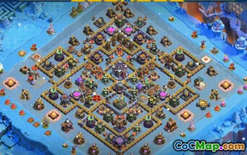 CoC Town Hall 15 Base Layouts & Map Links | War & Trophy Defense #30888