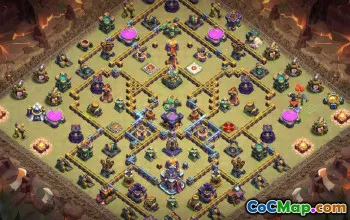 CoC Town Hall 15 Base Layouts & Map Links | War & Trophy Defense #31880