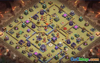 CoC Town Hall 15 Base Layouts & Map Links | War & Trophy Defense #32419