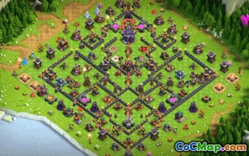CoC Town Hall 15 Base Layouts & Map Links | War & Trophy Designs #32527