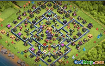 CoC Town Hall 15 Base Layouts & Map Links | War, Trophy & Home Village #28614
