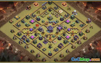 CoC Town Hall 15 Base Layouts & Map - Trophy & Farming Bases #28554