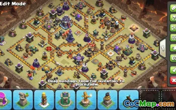 CoC Town Hall 15 Base Layouts & Map | Trophy & War Bases #31763