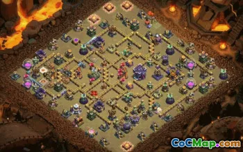 CoC Town Hall 15 Base Layouts & Map | Trophy & War Defense #30045
