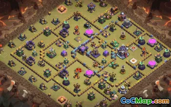 CoC Town Hall 15 Base Layouts & Map | Trophy & War Defenses #30991
