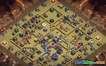 CoC Town Hall 15 Base Layouts & Map | Trophy & War Designs #33200