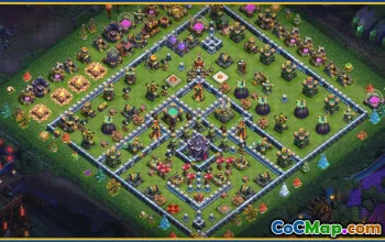 CoC Town Hall 15 Base Layouts & Map | Trophy, War, Home Village #28792