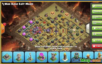 CoC Town Hall 15 Base Layouts & Map | Trophy, War, Home Village #29355
