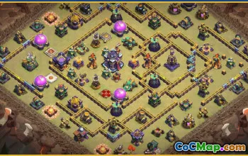 CoC Town Hall 15 Base Layouts & Map - Trophy, War & Home Village #30311