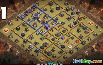 CoC Town Hall 15 Base Layouts & Map | Trophy, War, Home Village #31594
