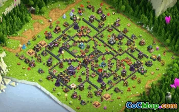 CoC Town Hall 15 Base Layouts & Map | Trophy, War & Home Village #32892