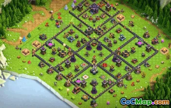 CoC Town Hall 15 Base Layouts & Map - Trophy, War, Home Village #33103