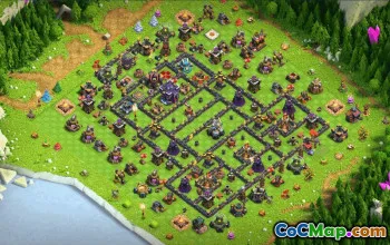 CoC Town Hall 15 Base Layouts & Map | Trophy, War & Home Village #33383