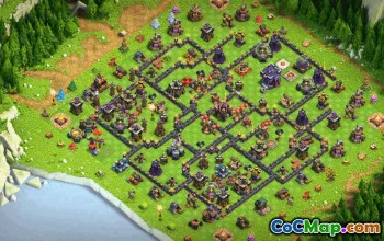 CoC Town Hall 15 Base Layouts & Map | Trophy, War & Home Village #33775