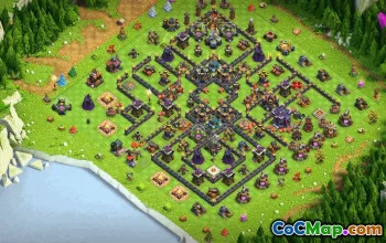 CoC Town Hall 15 Base Layouts & Map | Trophy, War, Home Village #33853