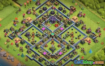 CoC Town Hall 15 Base Layouts & Map | War, Farm, Trophy, Home Village #27703