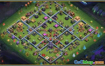 CoC Town Hall 15 Base Layouts & Map | War, Farming, Home Village #28790