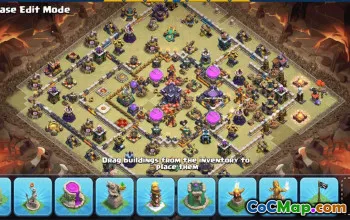 CoC Town Hall 15 Base Layouts & Map - War, Farming, Trophy #30699