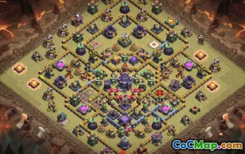 CoC Town Hall 15 Base Layouts & Map | War, Farming, Trophy #32114