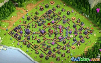 CoC Town Hall 15 Base Layouts & Map | War, Farming, Trophy #32142