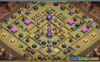 CoC Town Hall 15 Base Layouts & Map | War, Farming, Trophy Bases #30061
