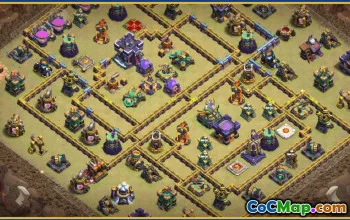 CoC Town Hall 15 Base Layouts & Map – War & Home Village #29056