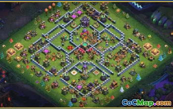 CoC Town Hall 15 Base Layouts & Map - War, Home Village, Link #28785