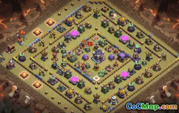 CoC Town Hall 15 Base Layouts & Map | War, Trophy & Farming Bases #31504