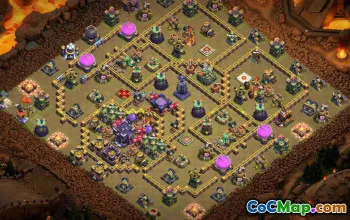 CoC Town Hall 15 Base Layouts & Map | War, Trophy, Home Village #27254