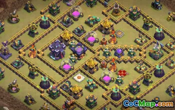 CoC Town Hall 15 Base Layouts & Map | War, Trophy & Home Village #27533