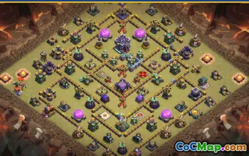 CoC Town Hall 15 Base Layouts & Map | War, Trophy, Home Village #28442