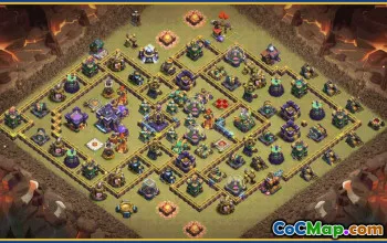 CoC Town Hall 15 Base Layouts & Map | War, Trophy, Home Village #28844