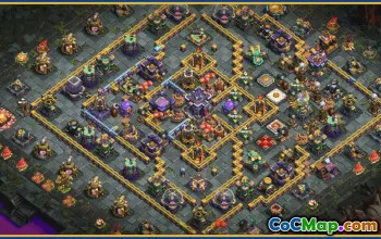 CoC Town Hall 15 Base Layouts & Map | War, Trophy, Home Village #29644
