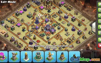 CoC Town Hall 15 Base Layouts & Map - War, Trophy, Home Village #31449
