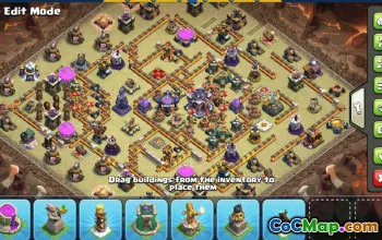CoC Town Hall 15 Base Layouts & Map | War, Trophy & Home Village #31693